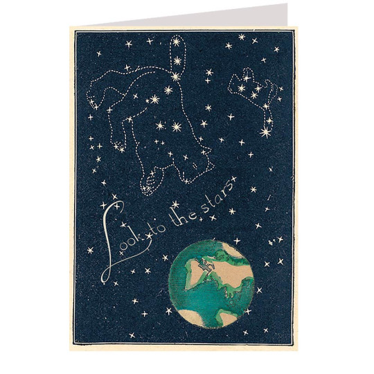 Look to the Stars Celestial Constellations Card ~ England